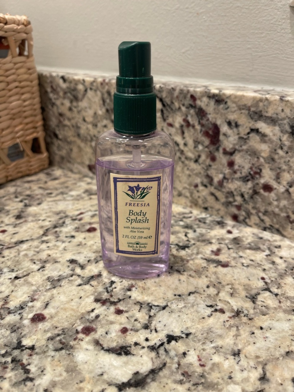 Vintage Bath and Body Works Freesia Body Splash Spray